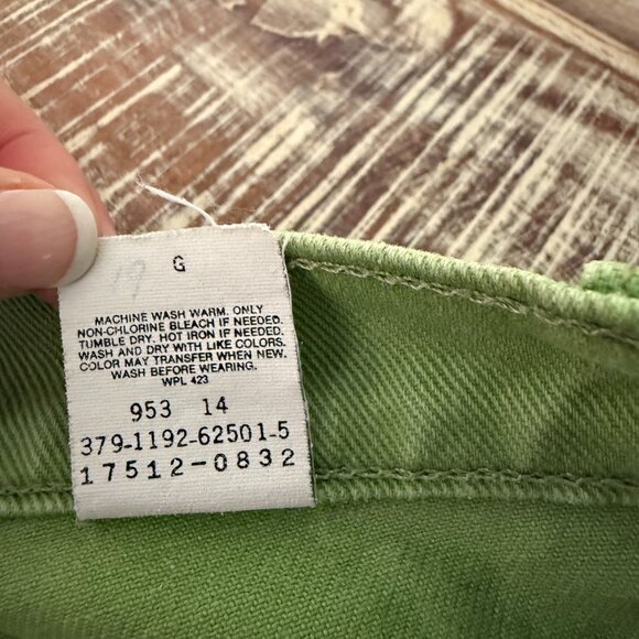 Vintage Levis 512 Green Jeans - Picture 4 of 5